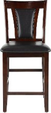 Brent Dark Cherry Traditional Counter Stool