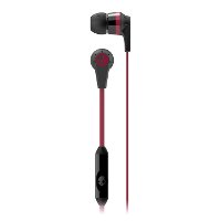 S2IKDY-01 Skullcandy Ink'd 2 Earbuds w/ Mic - Black/Red-2