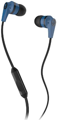 S2IKDY-101,BLU,INKD Skullcandy Ink'd 2 Earbuds w/ Mic - Blue/Black