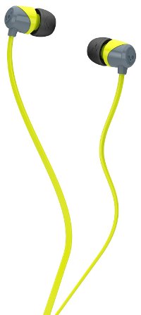 S2DUFZ-385,GRAY,JIB Skullcandy Jib Earbuds - Gray/Lime