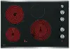 JP3530SJSS GE 30 Inch Smoothtop Electric Cooktop with Silver Knobs - Stainless Steel