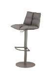 Gray Adjustable Bar Stool - Roma