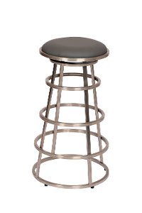 Gray Backless Counter Height Stool - Ringo