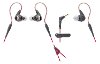 ATH-SPORT3RD,IPX5RED Audio Technica ATH-SPORT3 SonicSport In-Ear Headphones - Red