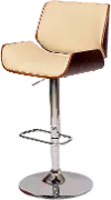 LCLOSWBACRWA London Cream Swivel Adjustable Bar Stool