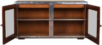 Dark and Light Cherry Console/Sofa Back Cabinet - Ferault-2