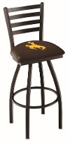 L01425Wymng 25 Inch Ladder Counter Stool - University of Wyoming