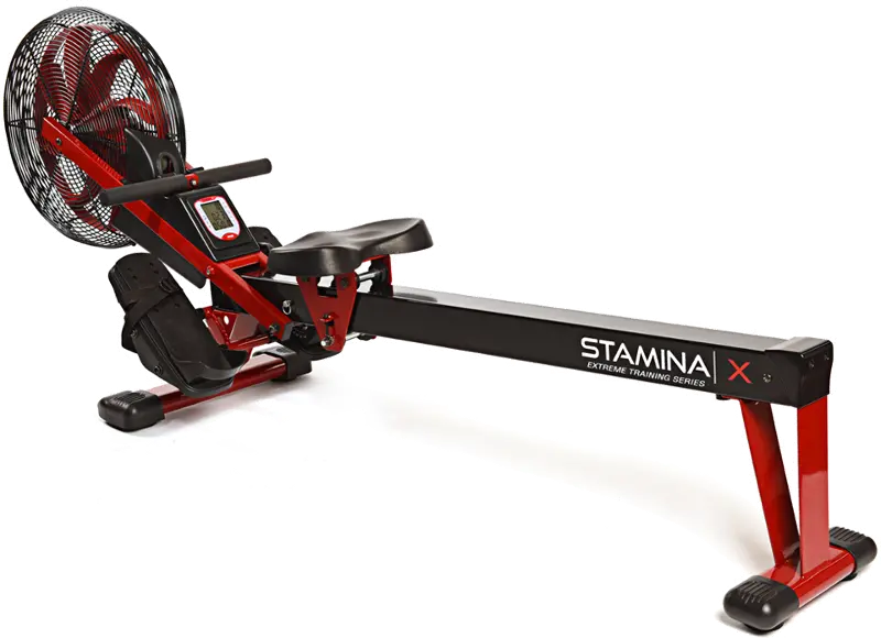 Stamina DT Pro Rower 35-1485 rowing machine folds for storage. 