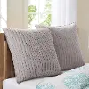 Clearance Ink+Ivy Quilted Taupe Euro Sham
