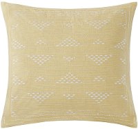Cario Embroidered Square Throw Pillow