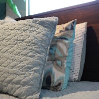 Mira Taupe and Blue Full-Queen Bedding Collection-2