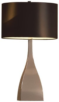 Chrome Plated Silver Metal Table Lamp