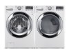 KIT LG Front Load Washer and Ultra-Large Capacity Dryer Set - White Electric