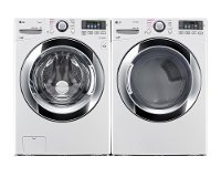 KIT LG Front Load Washer and Ultra-Large Capacity Dryer Set - White Electric
