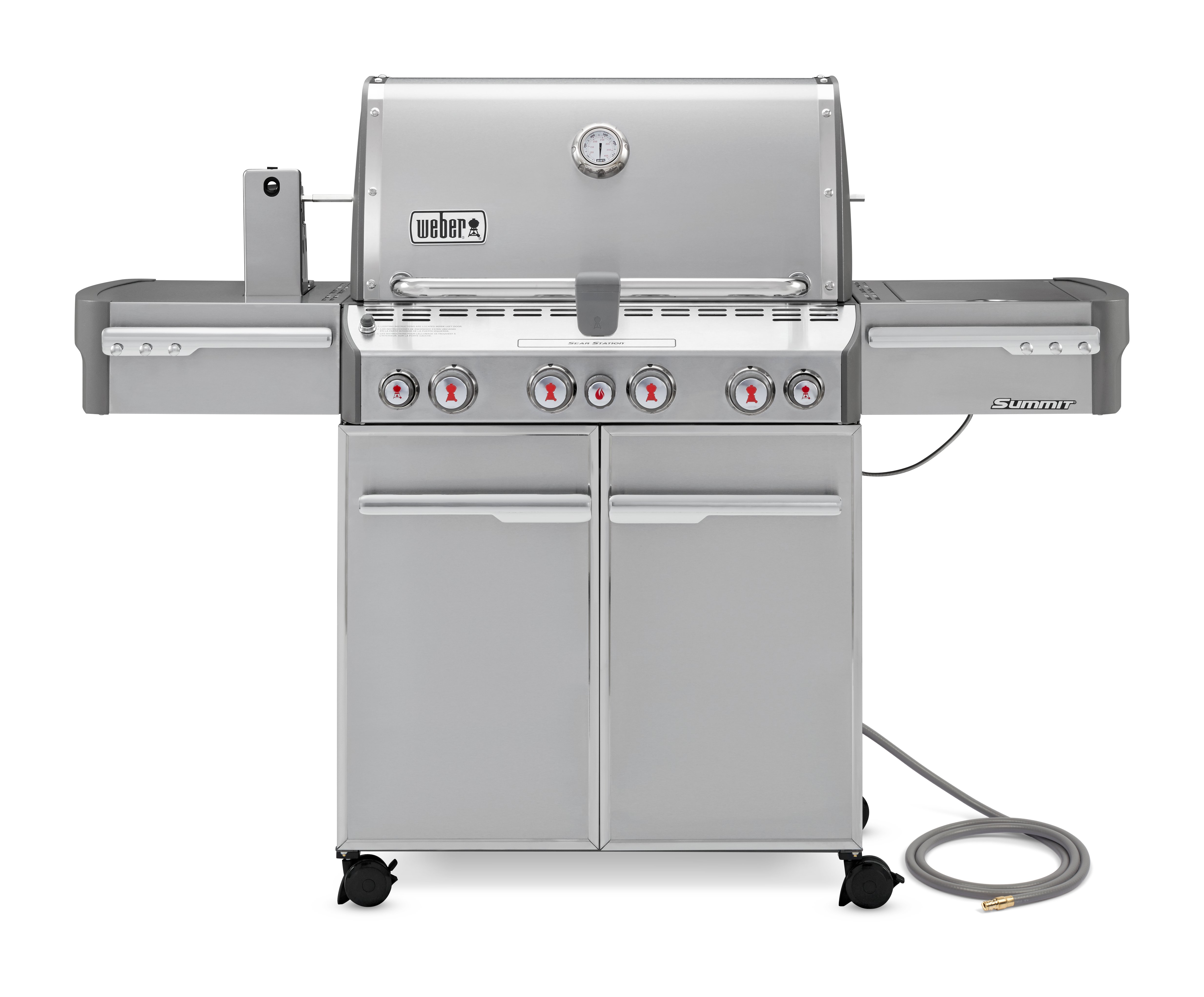 7270001,S470-NG Weber Summit S-470 Natural Gas Grill - Stainless Steel-1