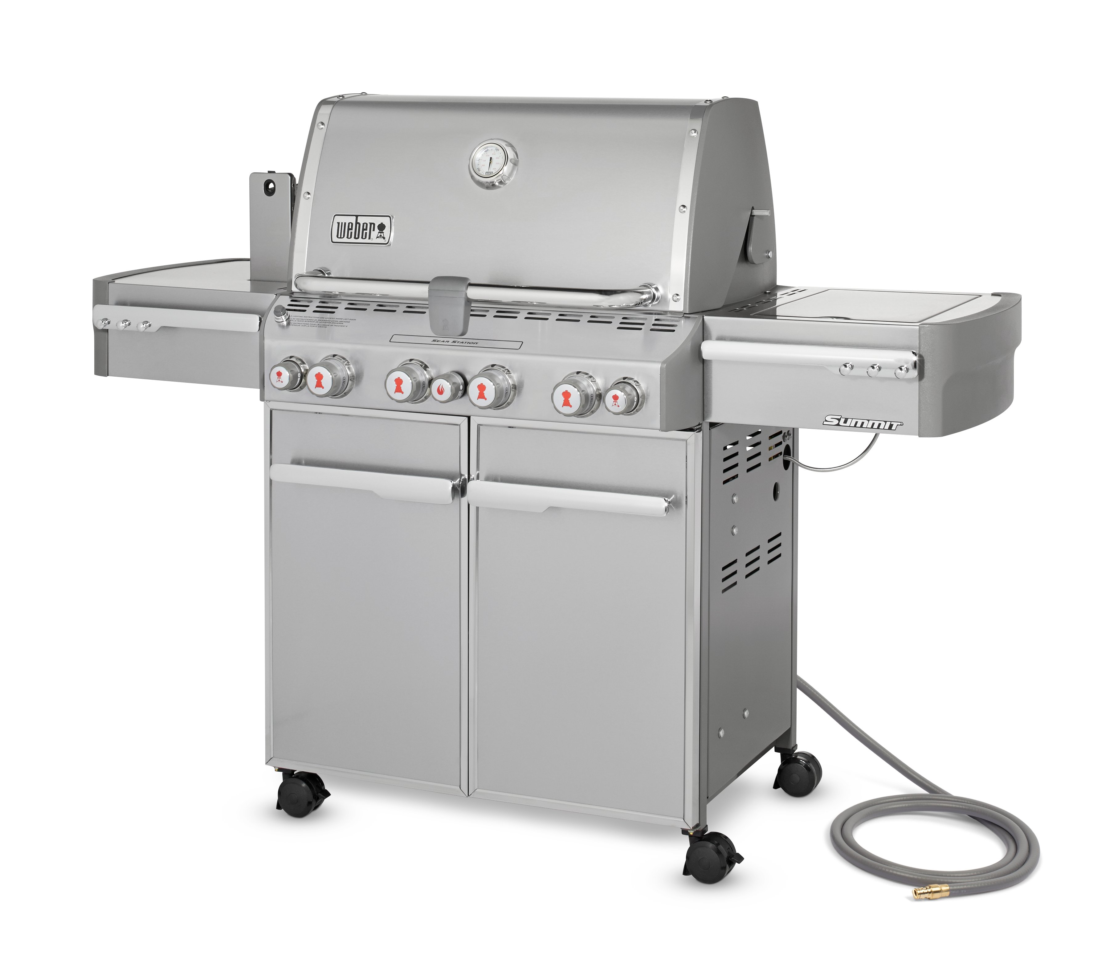 7270001,S470-NG Weber Summit S-470 Natural Gas Grill - Stainless Steel-2