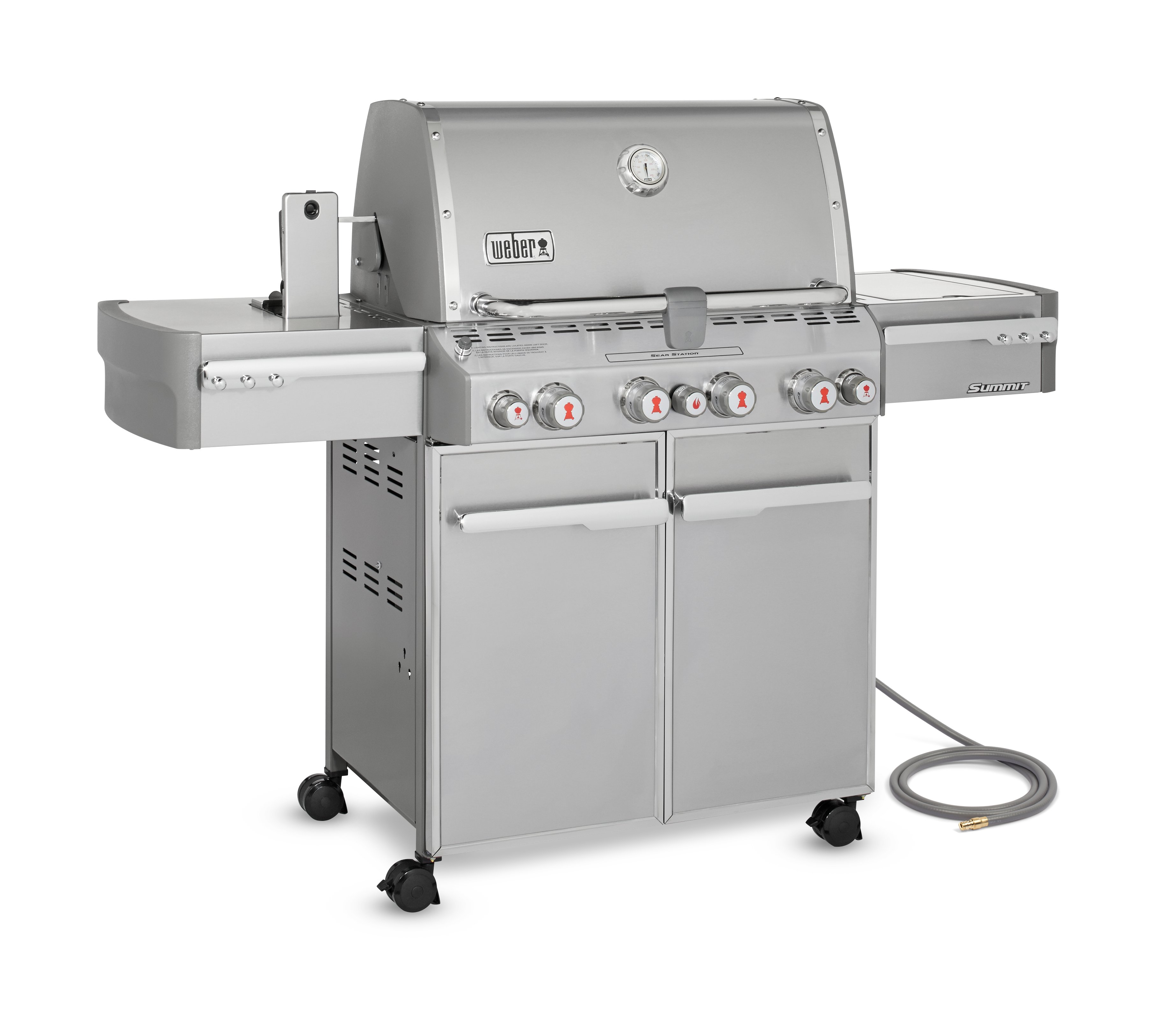 7270001,S470-NG Weber Summit S-470 Natural Gas Grill - Stainless Steel-3