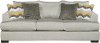 Spectrum Mineral Gray Upholstered Modern Sofa