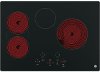 JP5030DJBB GE 30 Inch Smoothtop Electric Cooktop - Black