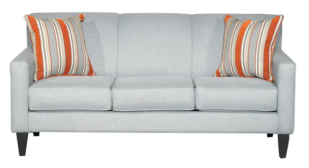 Benchmark Gray Mist Upholstered Modern Sofa-1