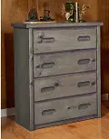 Fort Rustic Driftwood 4-Drawer Chest