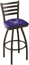 25 Inch Ladder Back Swivel Counter Stool - US Air Force