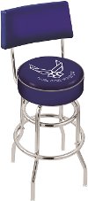 25 Inch Back Rest Swivel Counter Stool - US Air Force