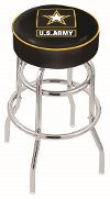 25 Inch Double Ring Swivel Counter Stool - US Army