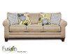 Petal Platinum Gold Upholstered Casual Sofa