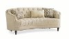 Classic Elegance 90 Linen Upholstered Traditional Sofa