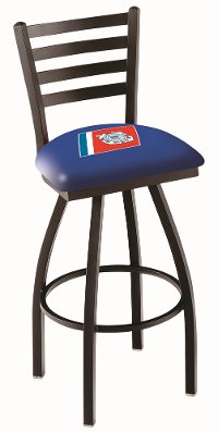 L01430CstGrd 30 Inch Ladder Bar Stool - US Coast Guard