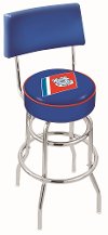 25 Inch Back Rest Swivel Counter Stool - US Coast Guard