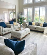 Mid Century Modern Stone Gray Sofa - Kelsey-3