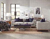 Mid-Century Modern Stone Sofa - Kelsey
