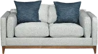 347-60 Kelsey Mid Century Modern Gray Loveseat