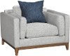 Mid Century Modern Stone Chair - Kelsey