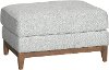 Mid Century Modern Stone Ottoman - Kelsey