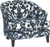 Mid Century Modern Cobalt Blue Accent Chair - Kelsey