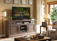 84 Inch Distressed Ceruse TV Stand - Estancia