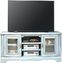 65 Inch Slate Blue TV Stand - Legacy