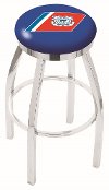 L8C2C25CstGrd Chrome 25 Inch Counter Stool - US Coast Guard
