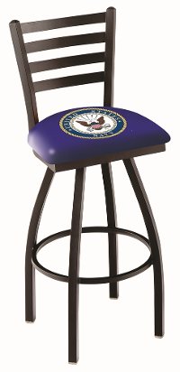 L01430Navy 30 Inch Ladder Bar Stool - US Navy