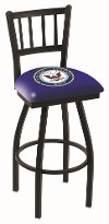 25 Inch Slat Back Swivel Counter Stool - US Navy
