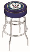 L7C125Navy 25 Inch Double Ring Counter Stool - US Navy