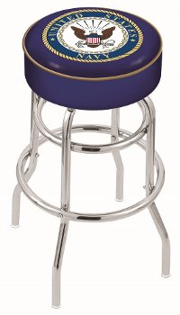 L7C125Navy US Navy 25 Inch Double Ring Counter Stool