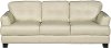 C971DC513CREAMSO Contemporary Cream Leather Sofa - District
