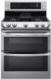 LDG4315ST LG Double Oven Gas Range with ProBake Convection - 6.9 cu. ft. Stainless Steel