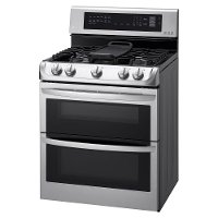 LDG4315ST LG Double Oven Gas Range with ProBake Convection - 6.9 cu. ft. Stainless Steel-3