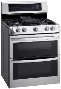 LDG4315ST LG Double Oven Gas Range with ProBake Convection - 6.9 cu. ft. Stainless Steel-4