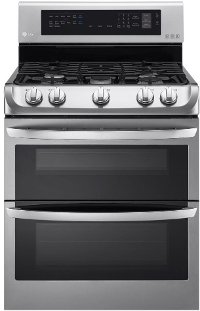 LDG4313ST LG 6.9 cu. ft. Double-Oven Gas Range - Stainless Steel